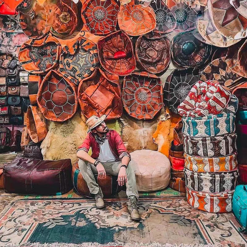 Moroccan Floor Cushion Cover